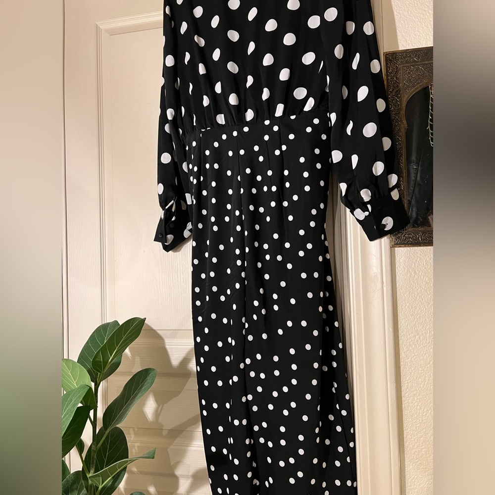 NWT polka dot maxi dress